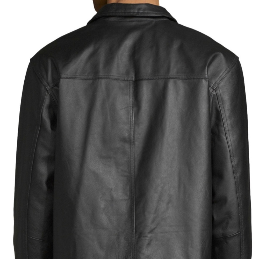NWT Mens Size Medium Vintage Leather Jacket - Picture 7 of 10